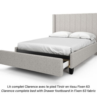 Beaudoin Clarence / Upholstered bed frame